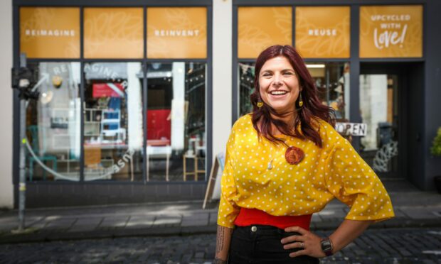 Founder Daniëlle Gaffney du Plooy outside ReBoutique.