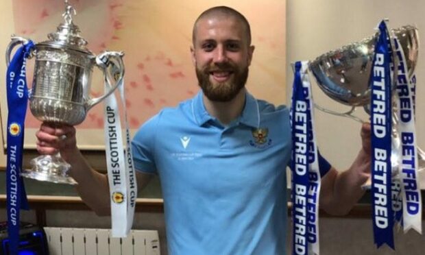 Shaun Rooney with both cups.