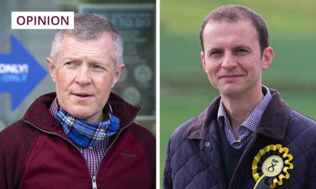 North East Fife MSP Willie Rennie (left) and former SNP MP Stephen Gethins (right)
