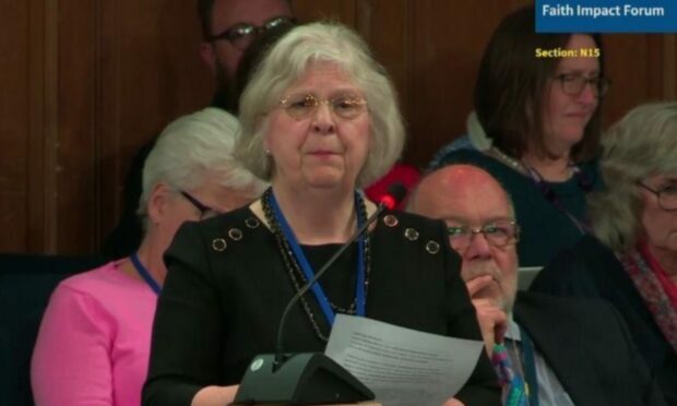 Rev Professor Susan Hardman Moore brings forward her motion to the General Assembly of the Church of Scotland