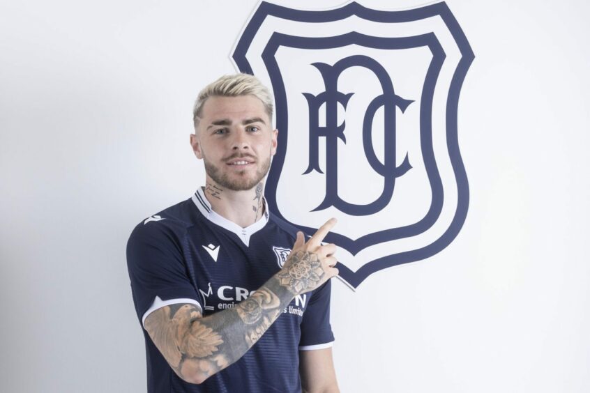 Dundee new boy Tyler French.