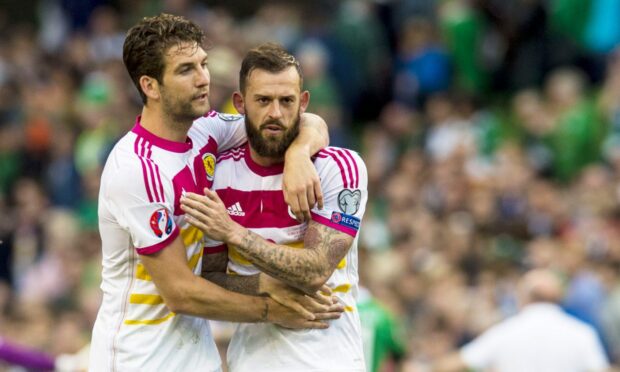 Mulgrew and Fletcher on Scotland duty