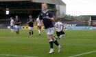 Lyall Cameron celebrates his goal against Forfar.