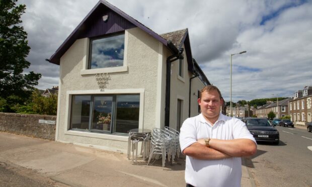 Tayberry owner Adam Newth outside the restaurant