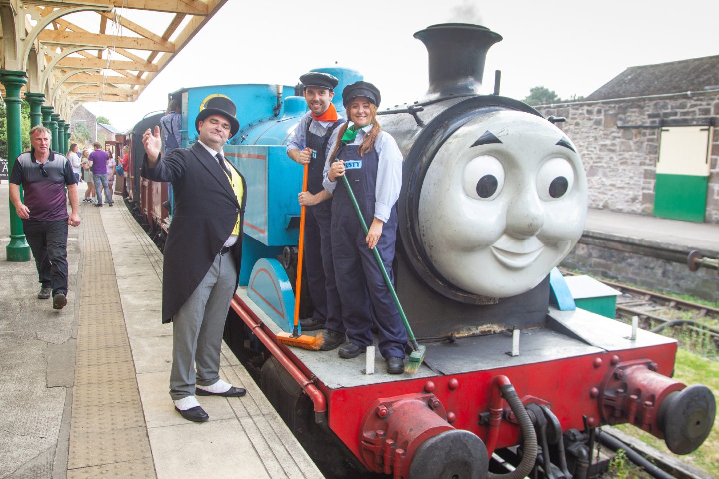 Thomas the Tank's return thrills Brechin railway fans