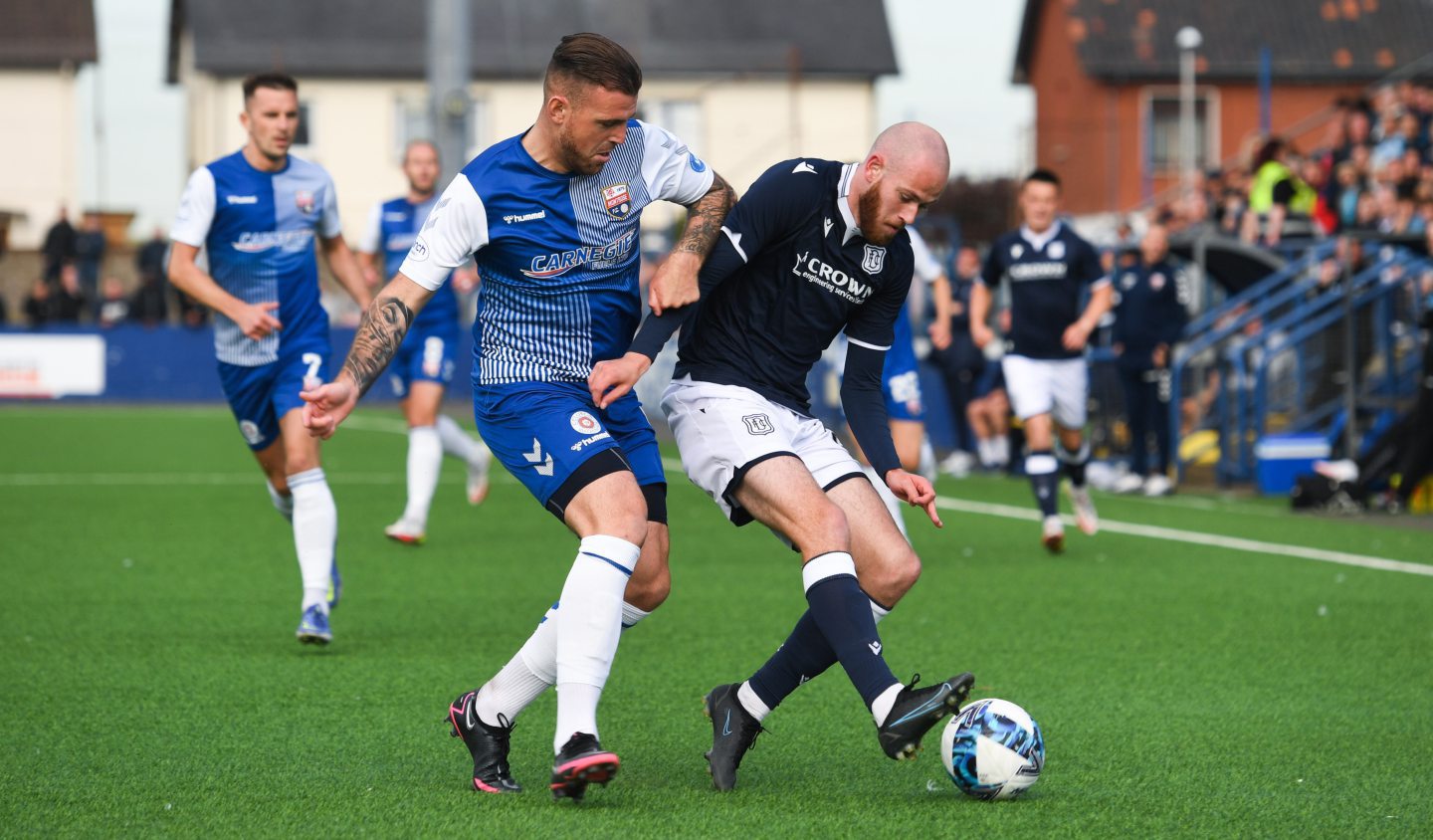 Kerr Waddell in action for Montrose.