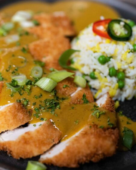 The katsu chicken.