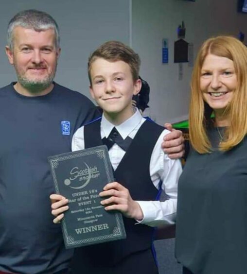 Jack's parents are very supportive of their son, helping him get to tournaments across the country. Picture: Suzanne Borwick.