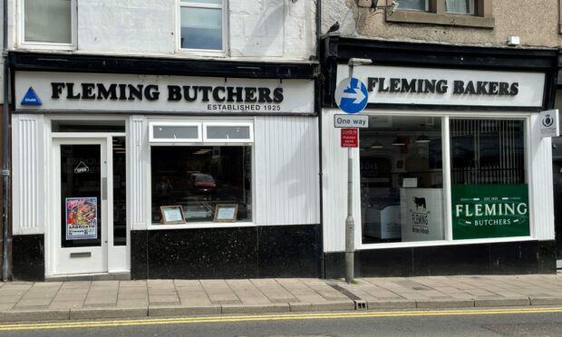 Fleming Butchers in West Port Arbroath.