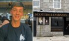 Andrew Gray hit the bouncer at the Scottish Embassy bar in Aberdeen.