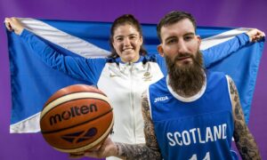 Hannah Robb and Gareth Murray are relishing Birmingham 2022 on the basketball court.