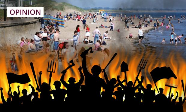 The temperature's rising and so are our tempers. Did heatwave conditions spark the Broughty Ferry beach brawl?