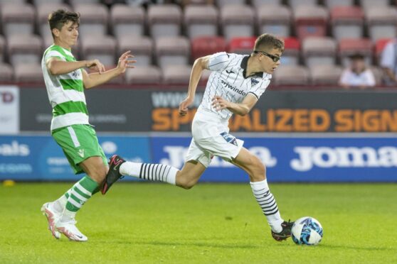 Andrew Tod made his home debut versus Buckie Thistle.