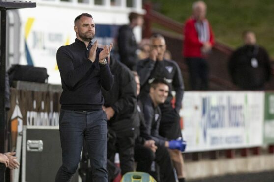 Dunfermline manager James McPake.