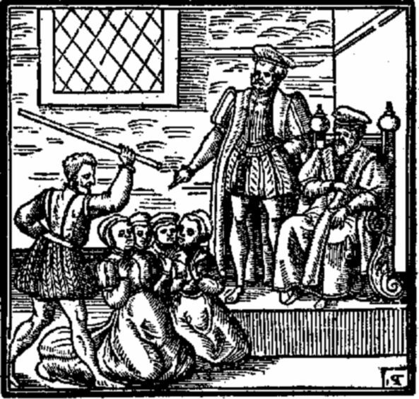 Witch trials in early modern Scotland.