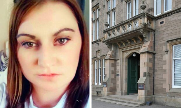 Danielle Black appeared at Forfar Sheriff Court.