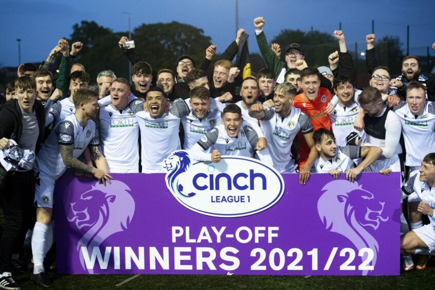 FC Edinburgh won the League One play-offs last season.