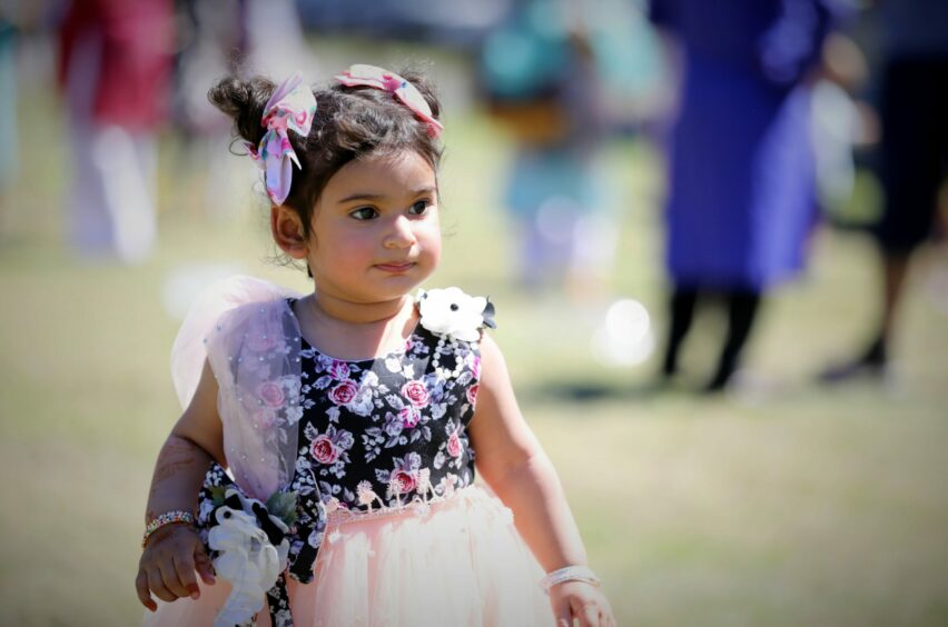 Eid In Park Dundee Farwa Asad, 1, from Cupar