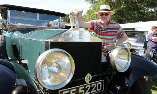 Sean Reddy with his 1924 Rolls Royce Silver Ghost. Pic: Gareth Jennings/DCT Media.