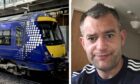 Thief Gordon Heron has been banned from trains between Montrose and Broughty Ferry.