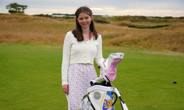 Iona Turner's design can be seen on the 150th Open Championship tour bag.