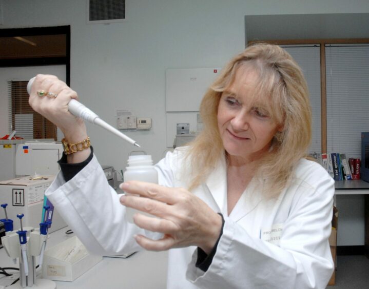 Jill Belch, professor of vascular medicine at Dundee University.