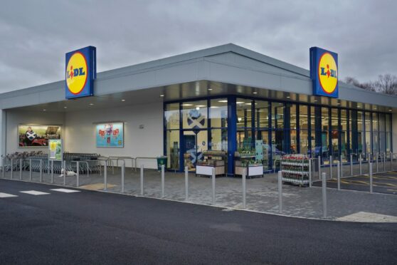 The newly-opened Lidl in Blairgowrie.