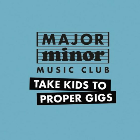 Logo for Major Minor Music Club performing at music festivals for families