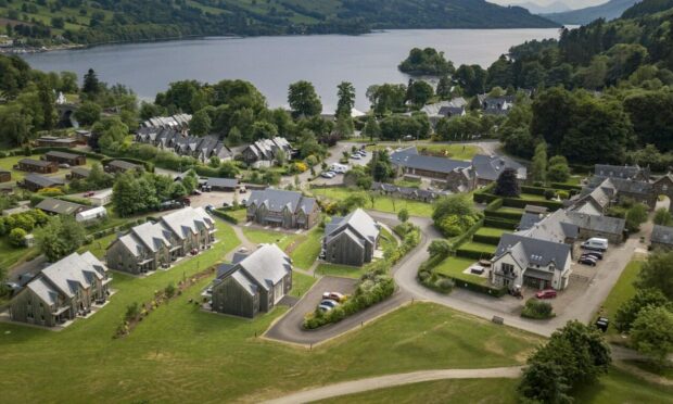 The Mains of Taymouth estate.
