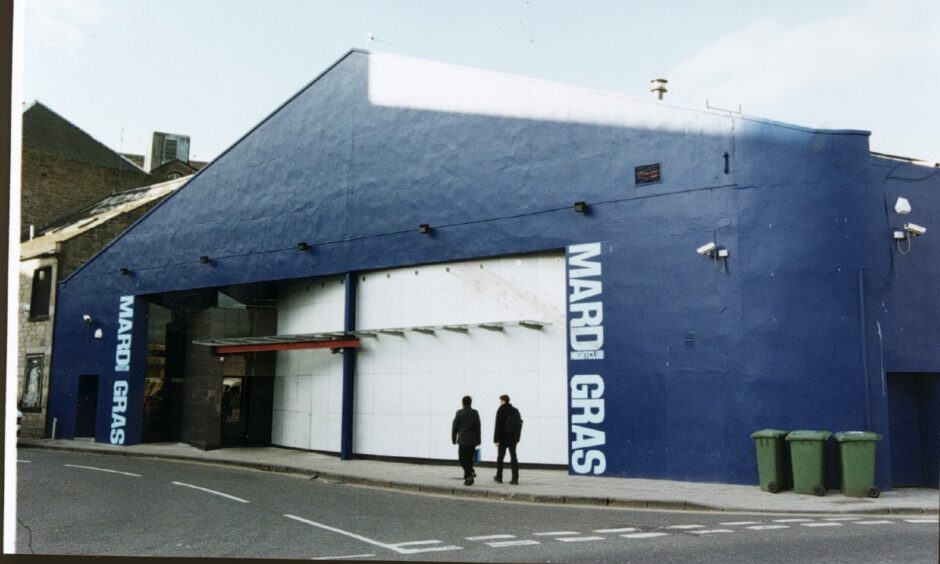 General view of the former Mardi Gras nightclub in Dundee