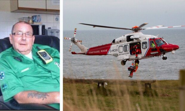 Robert Devine worked for the Scottish Ambulance Service for 44 years, including as an air ambulance paramedic.