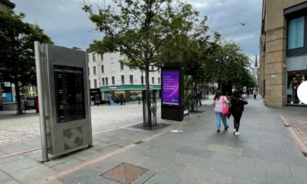What the new BT hub (right) could look like near Primark. Supplied by BT