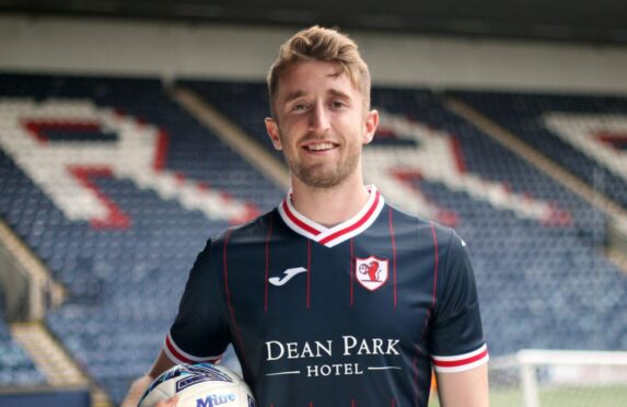 Ryan Nolan signed for Raith hours ahead of his debut.