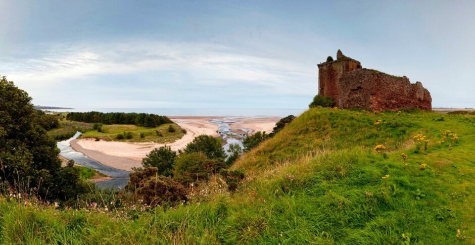 Lunan Bay looking from Redcastle