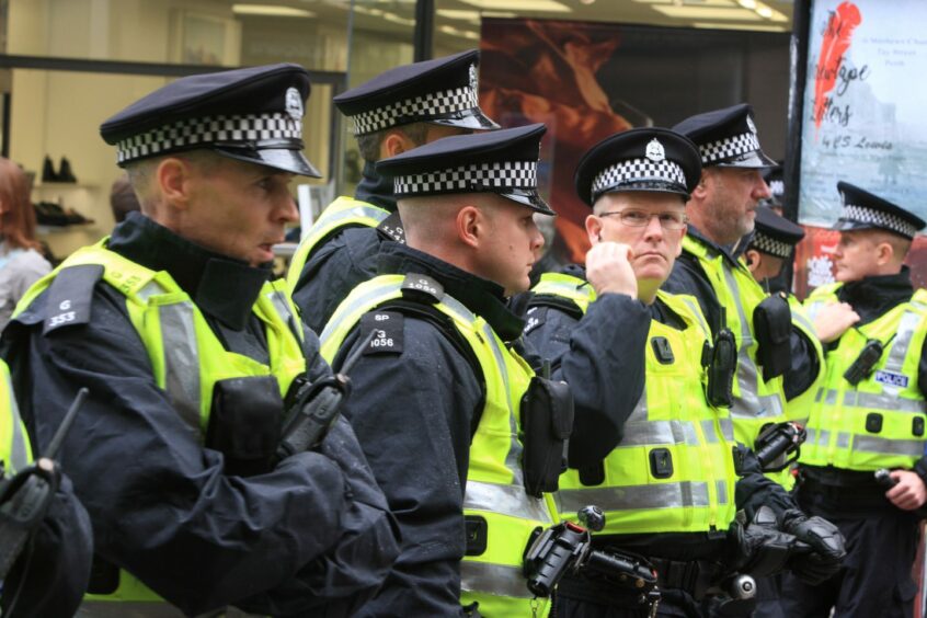 Perthshire police officers