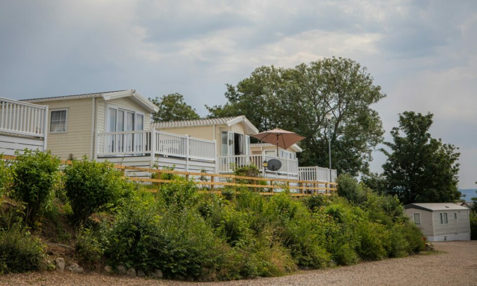 Some caravans from one of the six holiday parks run by Wood Leisure.