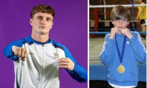 Team Scotland boxing hopeful Sam Hickey is aiming for gold in his first Commonwealth Games.