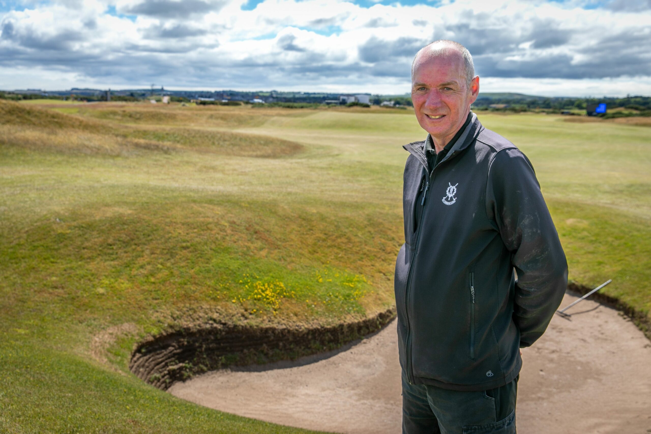 Greenkeeper William Nicol is working at his 8th Open championship at St Andrews.
