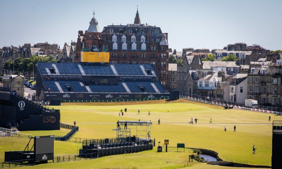 The Old Course, St Andrews during last year's Open Championship
