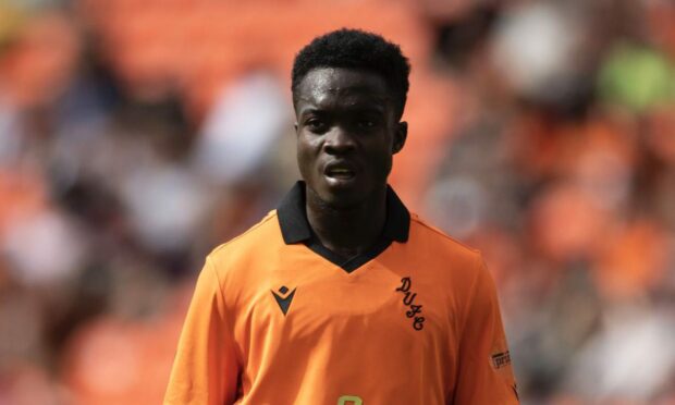 Mathew Cudjoe, pictured playing for Dundee United