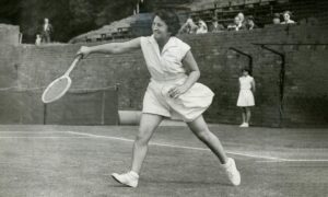 Anita Lizana at Craiglockart, July 1955.