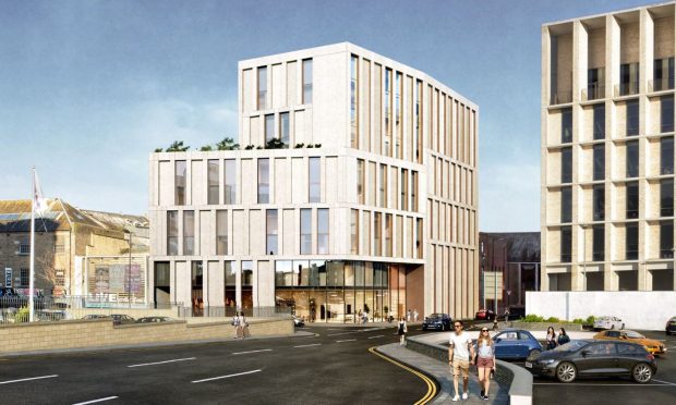 An artist impression of approved student flats. Image: Scott Hobbs Planning