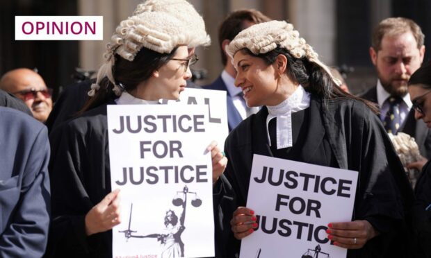 Will legal aid strikes in England spread to Scotland too? Tayfun Salci/ZUMA Press Wire/Shutterstock.