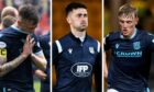 Dundee players Jordan McGhee, Jay Chapman and Max Anderson missed recent friendly matches.
