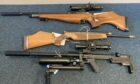 air weapons seized in Fife