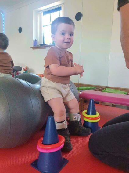 Jackson attends physio.