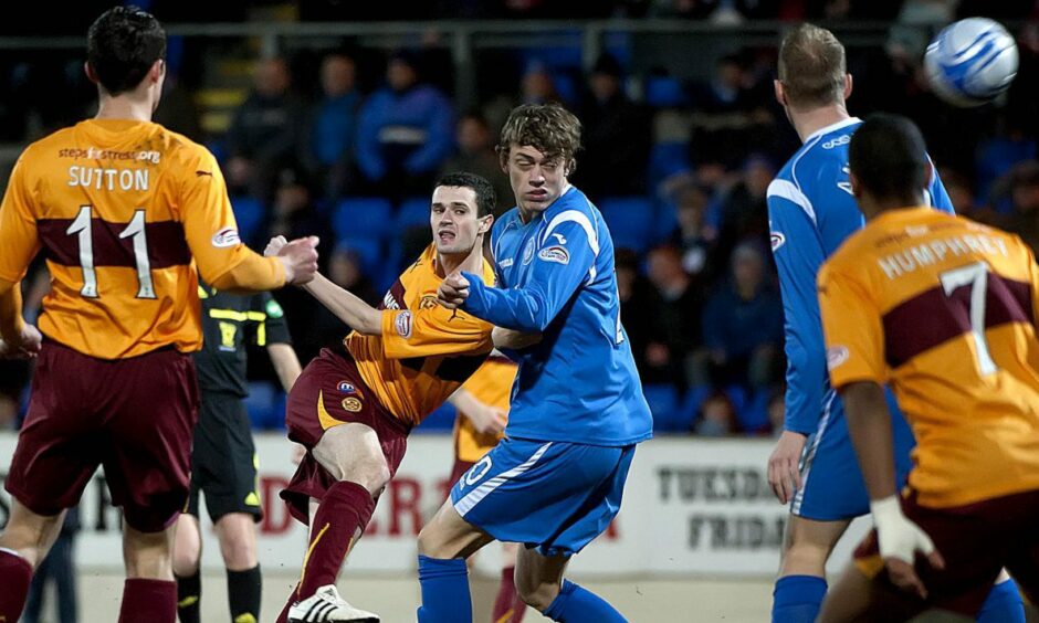 Jamie Murphy was prolific for Motherwell against St Johnstone.