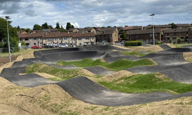 The new Kennoway pump track.
