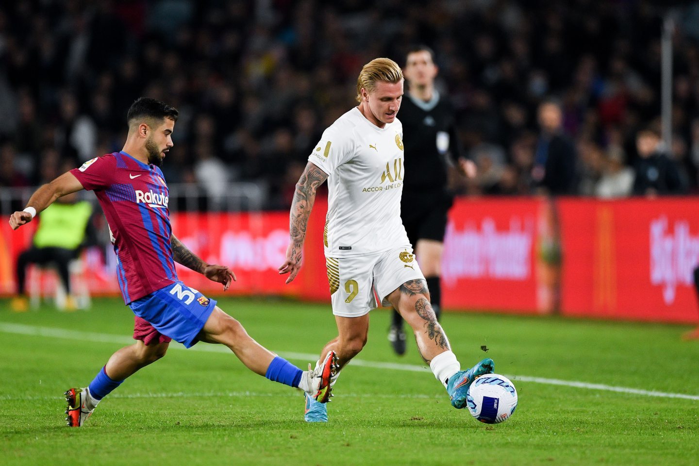 Jason Cummings, facing Barcelona after being named in the A-League All-Stars team. Image: Shutterstock