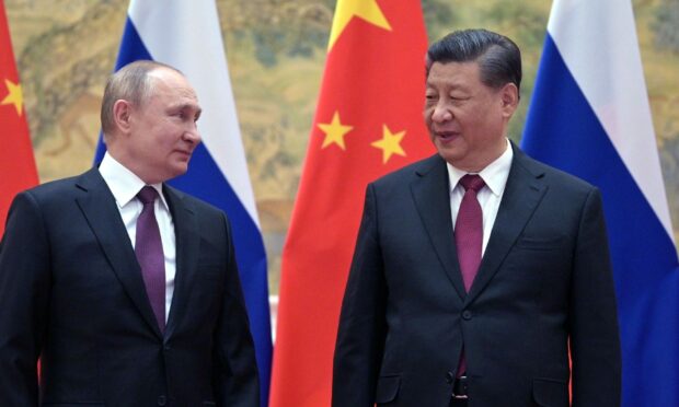 Russia President Vladimir Putin and China President Xi Jinping